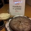 Dagens kaka är kladdkaka med grädde och blåbär för 20kr. Välkommen!!