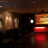 mysbelysning i sportbaren