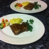 Måndagens lunch grillad biff. På Roma