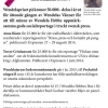Prisutdelning den 6 september kl 15. Fritt inträde. Välkommen