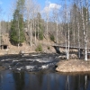 ... och mitt i forsen. Ett härligt ställe att uppleva ett varmt dopp!