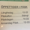 Öppettider i påsk 

Varmt Välkomna!!! 