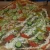 Family pizza halv kebab halv kykling