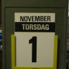 Tidsdisplay från en tid då tiden aldrig var digital.