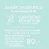 NYHET/TÄVLING!

Nu presenterar vi äntligen årets stora nyhet!
Söndagsöppet 11-16 med American Brunch på Garströms Konditori!

Amerikanska pannkakor, grillad bacon och osttoast, 
cupcake of the day, apelsinjuice och kaffe/thé samt klassiska tillbehör