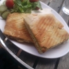 Dagens macka! 
Salami & Brie, 74:- inkl kaffe/te
Varm Ajvar macka (ajvarröra och mozzarellaost) 98:- inkl kaffe/te