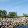 Vy från bryggan på Ribersborgs nakenbad 2009