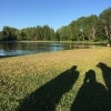 Bild från Alnängsbadet av @maliinmann - Skönt med ett dopp på kvällskvisten