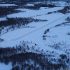 Brekken flyplass ligger 11 km vest for grensen, 3 mil fra Funäsdalen.