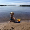 Bild av @ulrikajanerin - Skön förmiddag vid en lugn och nästan folktom strand! ☀️