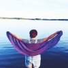 Bild från Prästryggen Bad av @amaschka - #beachpebbleshawl #nevernotknitting