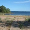 Fin badvik - sandstrand och lång grunt