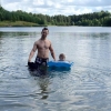 Bild av @_jensa_ - Tagit ett dopp med familjen :) #sommar #träning #semester #kärlek #familj #bada #change9 #fitness