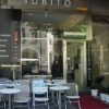 Café Subitos uteservering och ingång
