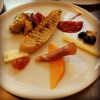 Alltid trevligt med provsmak! Antipasto med italienska delikatesser, bara rödvinet som saknas!