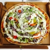 Kebab pizza