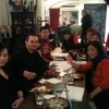 Chinese table at Språkcaféet: just keeps growing, and growing, and ...