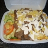kebabtalrik med ananas