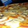 Pizza with mozzarella