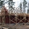 Våren 2009 Takstolar åter uppe efter 4 år. Vilken glädje.