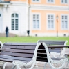 Vår uteplats på Österbybruks Herrgård.