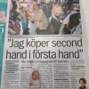 Så här blev resultatet av gårdagens fotografering hos Barnaskaran av Aftonbladet.
Tusen tack Siv Maria, Livia och Love för att ni ställde upp för en intervju! :-)

De tre största fördelarna med att handla secondhand enligt Barnaskaran är:

1. Kemikalierna