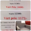 Vi har fått in möbler för över 130 000 kr från en butik i stan! På Helping Hand kostar de inte så mycket!