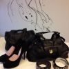 Väskor Mulberry och Alexander Wang, skor Miu Miu och skärp Liebeskind och D&G
