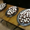 Kladdkaka med vaniljvisp