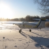 Vinterflygning från Holmsjön
