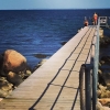 Bild från Paulins Brygga av @pakehall - Morgondoppet på Paulins brygga #sommar2015 #morgondopp #båstad #bjäre