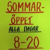 Då kör vi! På måndag 1/6 är det sommaröppet i butiken, vilket innebär 8-20 alla dagar! Välkomna in!