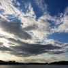 Bild från Hornsbergs Strand av @inger_eliasson - Fina moln över #ulvsundasjön