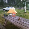 Bild från Granö Camping av @kunhege - Fan vad mysigt! #alene #øl #Sverige #granøcamping (MEN hadde vært digg om @lena.adams.art ikke måtte jobbe/noen passet hunden en ukes tid)