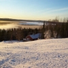 Utsikt från Fjällbergets skidbacke