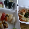 Matsu Special   Rainbow Roll, take-away version