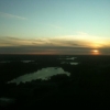 From the 30th floor sun setting