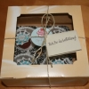 Så ser dom ut, the cupcakes, när dom lämnar bageriet..