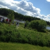 Bild av @nielsen90_ - Utanför vår camping så är de roddtävling! #siljanäs