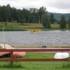 Ett annorlunda färdmedel, vi har gått om plats till vänster om badet. :)