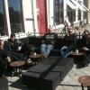 Uteserveringen + stammisar ;-)