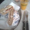 Brooklyn med rostbiff och pepparrotsphiladelphia. Mums!