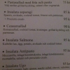 Nya lunchmenyn, så färsk att trycksvärtan inte hunnit torkat ännu!