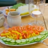 Vår goda och uppskattade frukostbuffé serveras varje dag