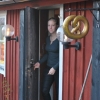 Maja öppnar för dagens gäster:)