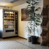 Now we got a wending machine with snacks, soft drinks and much more!