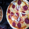 Två av pizzorna