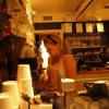 Johanna Finnander tränar inför Baristacup.