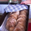 Nybakat knäckebröd till lunchen. Mm så gott. Kom o prova.  Välkomna.