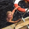 Bild av @ia_1979 - Simskoleavslutning 2015, grattis bästa storsimmaren C #guldbojen #älgasjön #20-grader-i-vattnet